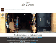 Tablet Screenshot of lacancelaronda.com